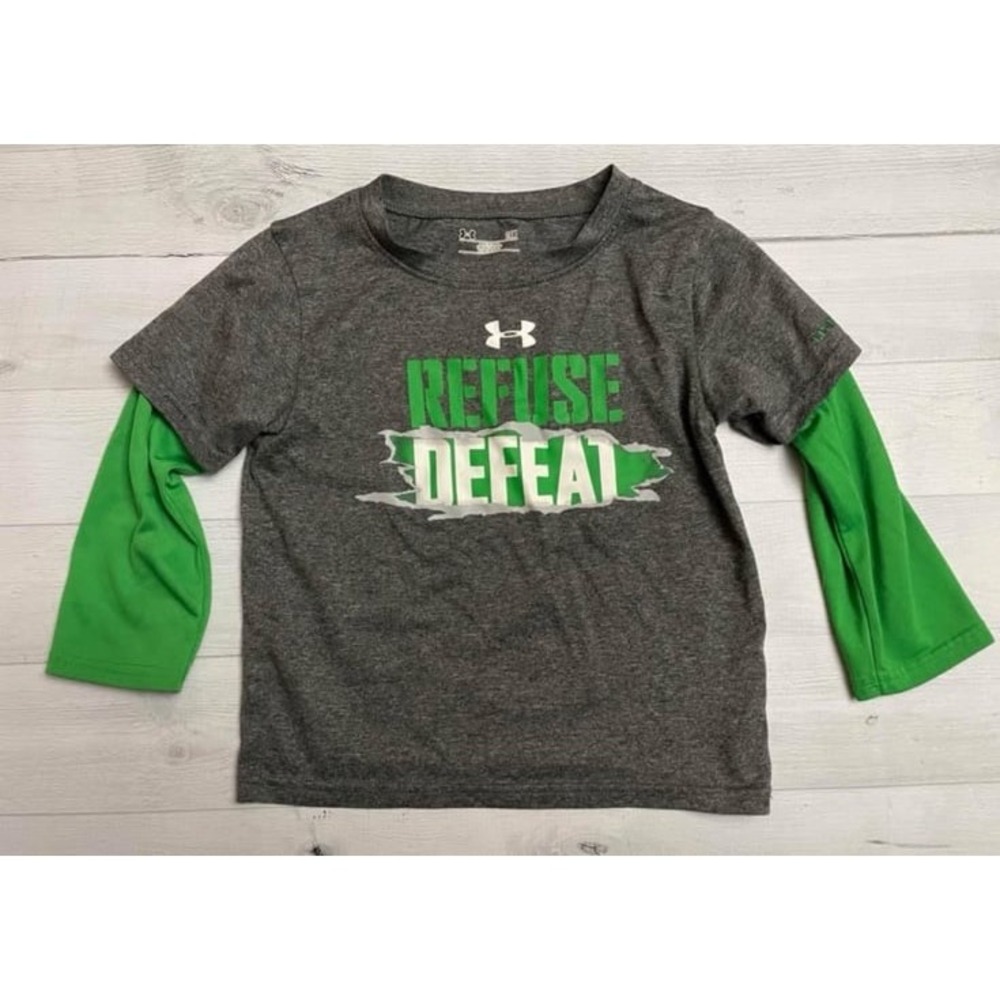 Under armour toddler boy long sleeve refuse defeat 24 months